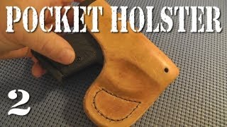 Making a Leather Pocket Holster for my Boberg XR9S  Part 2 [upl. by Angelina]