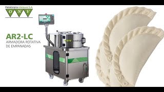 ✅ MÁQUINA para HACER EMPANADAS  ► ARSDLC armadora rotativa de empanadas [upl. by Minier]