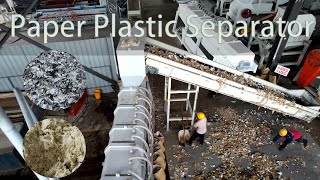 Paper Plastic Separator  Milk Carton Recycling Machine [upl. by Emelia]