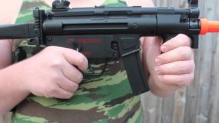 galaxy mp5 pdw airsoft review by watchalewknat airsoftstationcom [upl. by Westleigh]