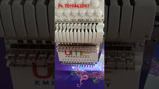 UME embroidery machine Bangalore for more information contact us [upl. by Ydrah]