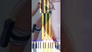 Naruto OST  quotTentens Themequot  Piano Tutorial BEGINNER synthesia anime inuyasha [upl. by Alathia]