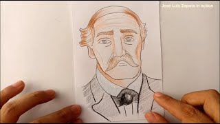 Como dibujar y colerear a Juan Pablo Duarte [upl. by Anam]