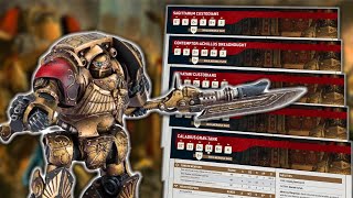 ALL CUSTODES FORGEWORLD DATASHEETS amp POINTS  Warhammer 40K 10th Edition [upl. by Nawed]