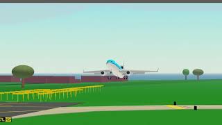 KLM MD11 landing at GR [upl. by Rehtae]