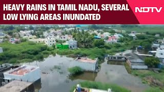 Tamil Nadu News  Heavy Rains In Tamil Nadu Several Low Lying Areas Inundated [upl. by Yllet989]