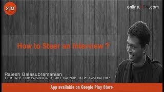 How to steer an interview  Bschool interview prep [upl. by Sassan876]