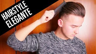 Capelli Uomo Eleganti allindietro  Fare i capelli per le Feste [upl. by Acirema]