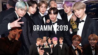 BTS Grammy award 2019 jungkook got emotional  practice for interview RM became Teacher [upl. by Nyved]