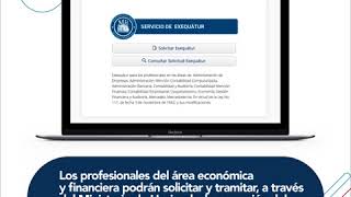 Solicitud Exequátur para graduados área económica y financiera [upl. by Swisher309]