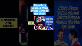 Alicia Keys Exposes When Prince Came To Her Show aliciakeys prince [upl. by Trula979]