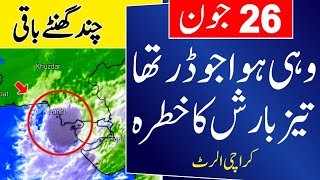 Heavy rain prediction in sindh  26 June  Weather update karachi  Karachi weather  Sindh weather [upl. by Lanette]