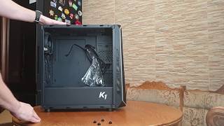 Корпус Zalman K1 Black  Обзор и распаковка [upl. by Campman]