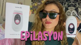 Evde Epilasyon 💪🏻🌺xiaomi inface ipl removal epilasyon beauty lazer [upl. by Daphie]