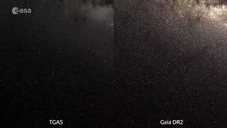 Comparison between Gaias first and second data releases [upl. by Belia220]