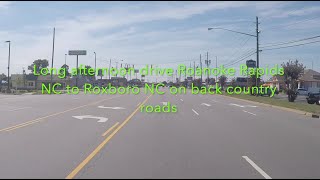 NORTH CAROLINA BACKROADS  Long afternoon drive Roanoke Rapids NC to Roxboro NC  country roads ASMR [upl. by Kory976]