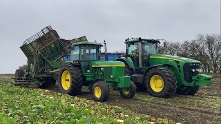 John Deere 4230  Beet Harvest Vesterbølle [upl. by Orlando]