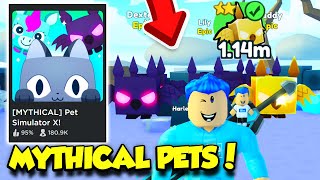 The MYTHICAL PET UPDATE Is HERE In Pet Simulator X And Its AMAZING Roblox [upl. by Kcid]