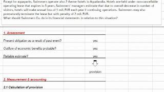 IAS 37  Provisions for onerous contracts [upl. by Nylsaj]