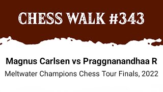 Magnus Carlsen vs Rameshbabu Praggnanandhaa • Meltwater Champions Chess Tour Finals 2022 [upl. by Enitsej]