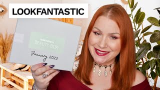 A FEW FAMILIARES  UNBOXING LOOKFANTASTIC JANUARY 2022 BEAUTY SUBSCRIPTION BOX [upl. by Birgit]