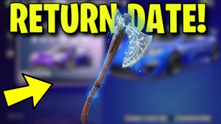 LEVIATHAN AXE RETURN DATE in FORTNITE ITEM SHOP Leviathan Axe Pickaxe Returning [upl. by Lorrin805]