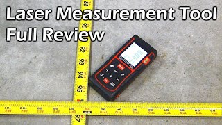 Laser Measurement Tool Review  Measures Length  Area  Volume [upl. by Bron406]