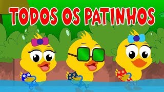 Todos os patinhos sabem bem nadar  Video Infantil [upl. by Boorer958]