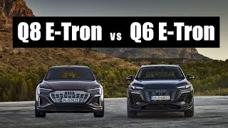 Audi Q6 ETron vs Audi Q8 ETron  Which Should You Buy [upl. by Verney]