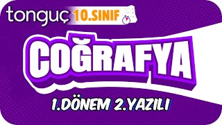 10Sınıf Coğrafya 1Dönem 2Yazılıya Hazırlık 📑 2024 [upl. by Hobard23]