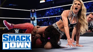 Naomi vs Charlotte Flair  SmackDown Women’s Title Match SmackDown Feb 11 2022 [upl. by Crowell]