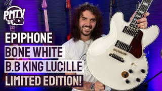 Limited Edition Epiphone Lucille  BB Kings Stunning Signature Guitar In Bone White [upl. by Ethelstan470]