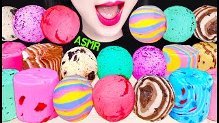 ASMR LOLLIES ICE CREAM BASKIN ROBBINS 31 롤리스 아이스크림 베라 아이스크림 먹방 EATING SOUNDS [upl. by Orit]