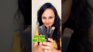 DIY from waste mdf sticks🤩creativity light viral pushpa 2 unique idea [upl. by Leyla]