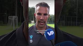 Robin van Persie 🤍💙 SC Heerenveen Eredivisie Heerenveen VanPersie [upl. by Legnalos656]