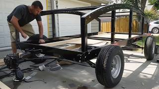 Man Builds Amazing DIY CAMPER From Scratch  Start to Finish by buildersblueprint [upl. by Tema]