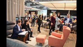 Meble Polska 2019 furniture fair 1215032019  video review [upl. by Llebana]