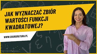 325 Wyznacz zbiór wartości funkcji kwadratowej f nie szkicując jej wykresu [upl. by Kalindi]