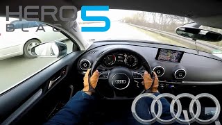 2013 Audi A3 Limousine 20 TDI 150 PS POV Testdrive Autobahn GoPro Hero5 Remake [upl. by Nelad14]