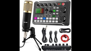 ALLWIN il tuo Microfono a condensatore con mixer audio per streamingpodcasting e live [upl. by Silyhp]