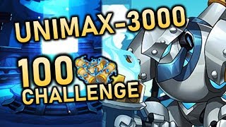 IDLE HEROES Hunting Unimax3000 in the 100 Summons Challenge [upl. by Reseta]