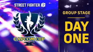 Capcom Cup X  Group Stage  Day 1 [upl. by Aicile]