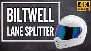 4K Biltwell Lane Splitter Motorcycle Helmet Review [upl. by Imogen]