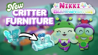 ALL CRITTER LOCATIONS FOR THE NEW FURNITURE 🦋 Hello Kitty Island Adventure Critter Furniture Guide [upl. by Judenberg852]