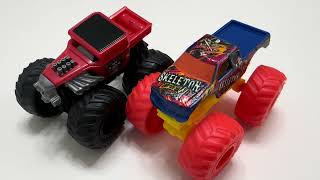 Hot Wheels Bone Shaker amp The 909 2024 Mini Monster Trucks [upl. by Eenyaj]