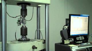 Tensile Testing a Stainless Steel Tensile Specimen [upl. by Burrow]