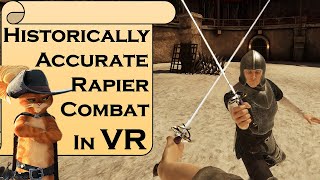 Historically Accurate Rapier Techniques in VR  Blade and Sorcery [upl. by Saudra720]