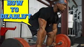 How To Deadlift For Beginners [upl. by Anesuza]