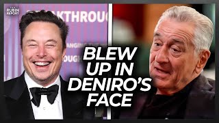 Robert De Niro Humiliated as Elon Musk Calmly Lists Simple Facts [upl. by Aciemaj]