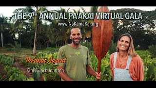 Kim amp Jack Johnson  “PA‘AKAI AWARD” Nā Kama Kai Paʻakai Virtual Gala 2020 [upl. by Adnilemre]